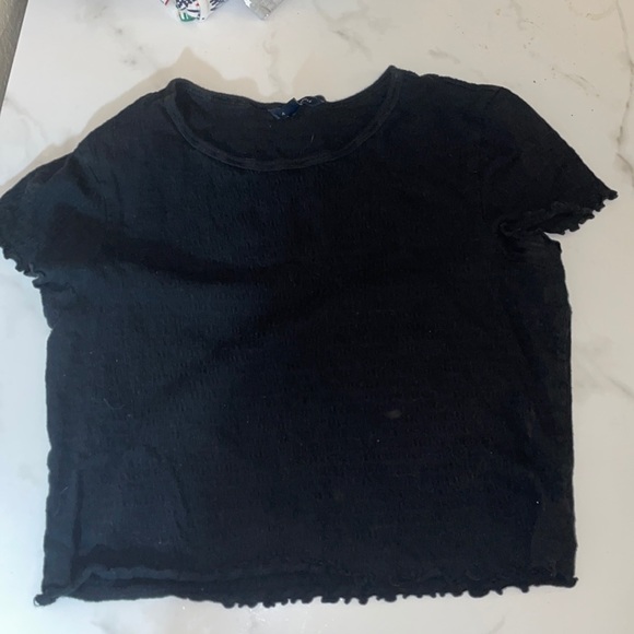 American Eagle Outfitters Tops - Black Crop Top